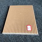 12x250Mm Biodegradable Kraft Paper Straws For Cold Drinking